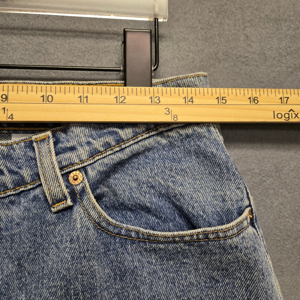 Levi's 512 Slim Fit Straight Leg Vintage 90s Jeans 12 Reg S Blue High Waisted - Picture 9 of 13